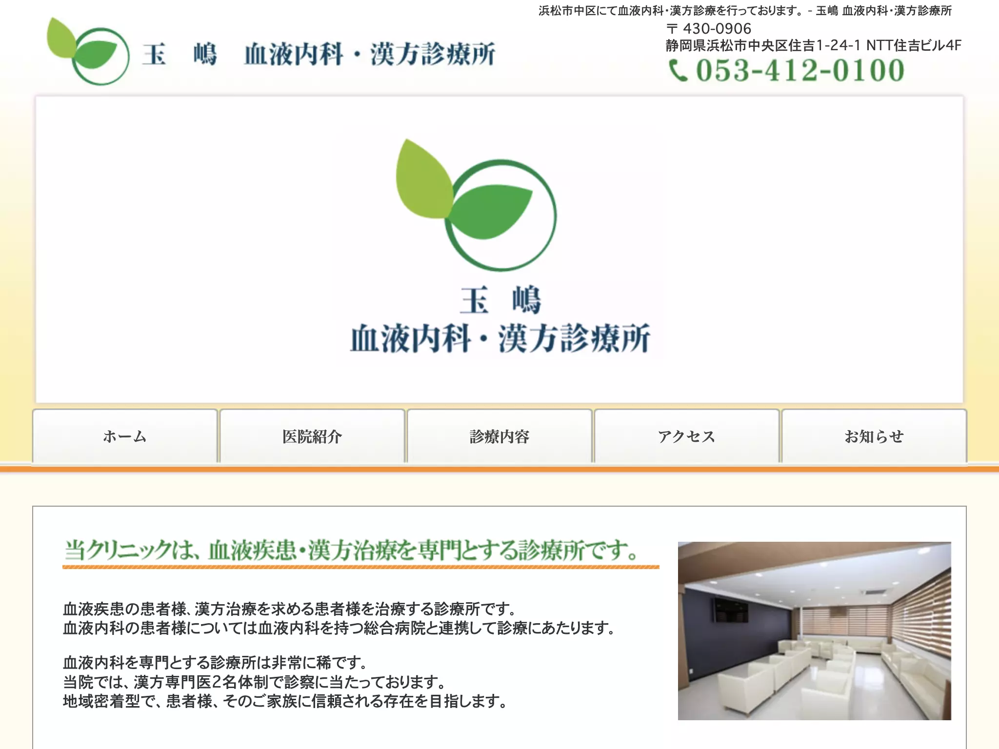 玉嶋血液内科・漢方診療所