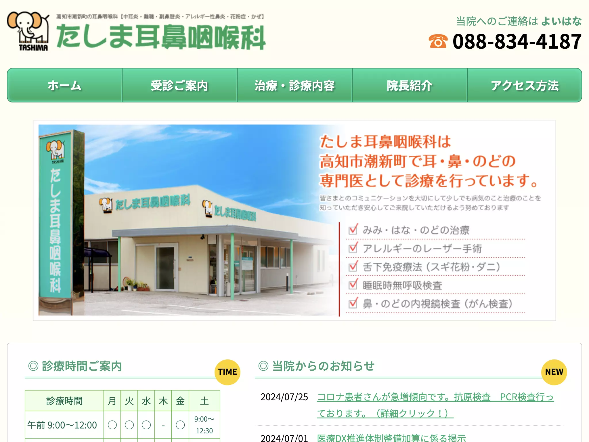たしま耳鼻咽喉科